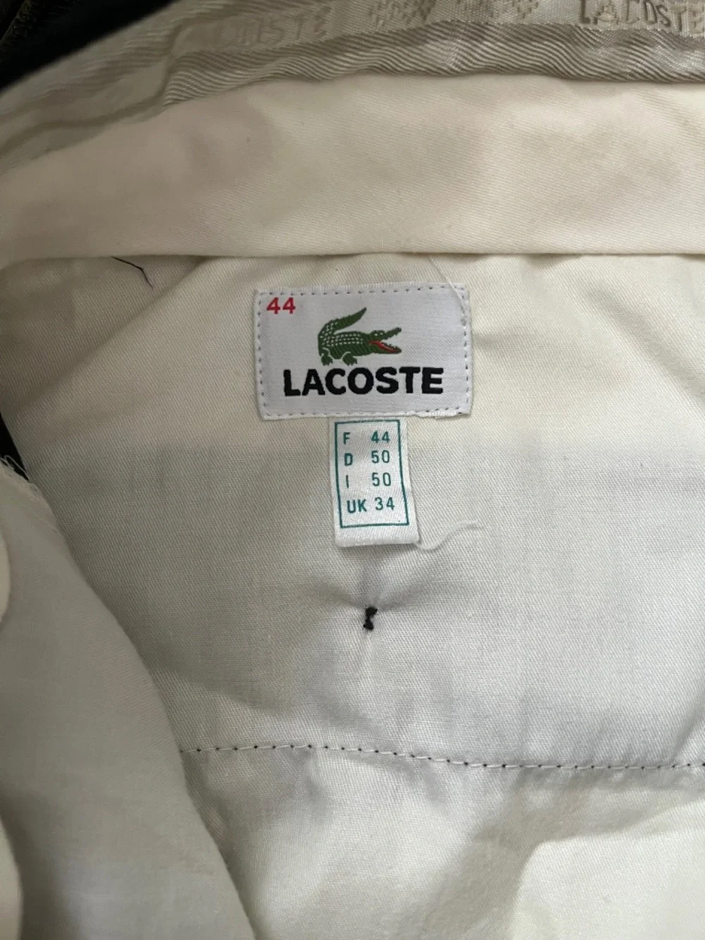 Lacoste black pants